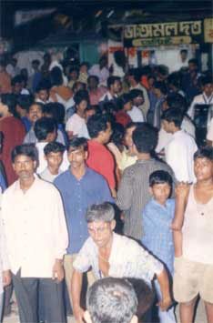 Crowds at the book fair