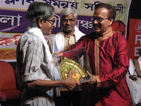 Magician P. C. Sorcar Junior at the book fair