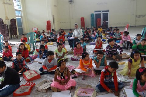 Children’s drawing session